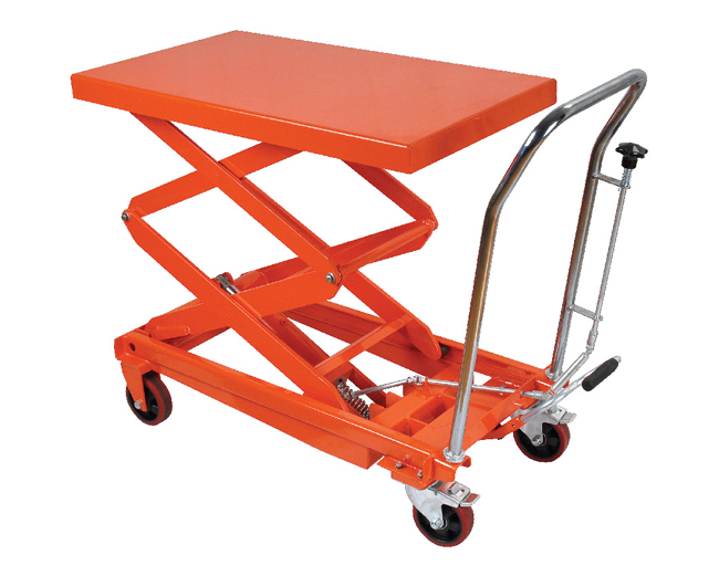 雙剪式結構平臺車