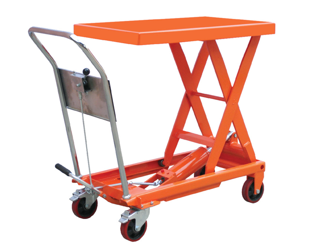 杠桿式卸荷結構平臺車