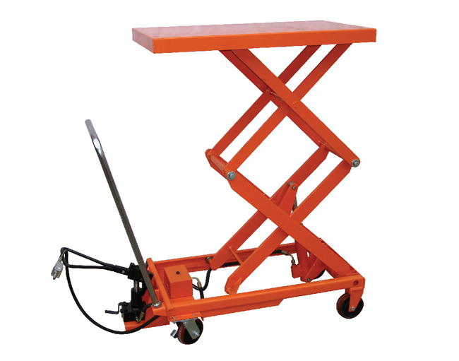 雙剪式氣動(dòng)液壓雙功能平臺(tái)車(chē)